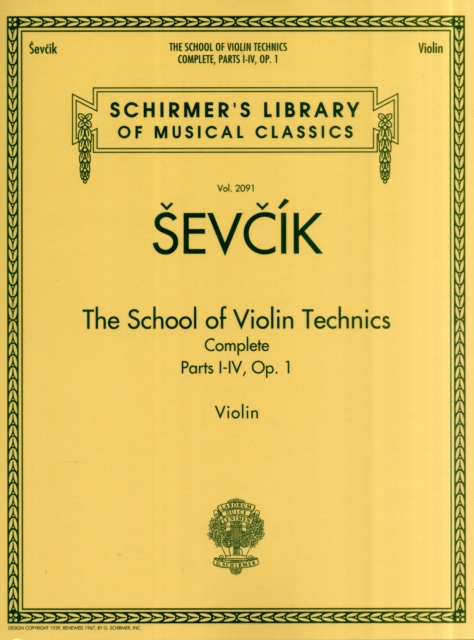 School of Violin Technics Complete, Op. 1