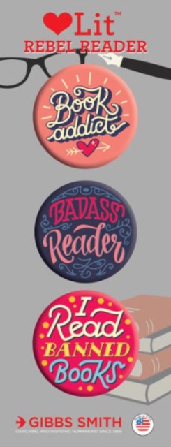 Rebel Reader 3 Badge Set