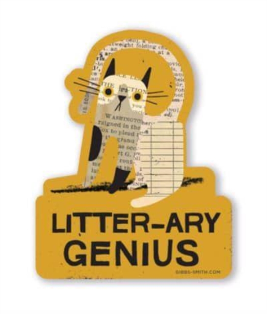 Literr-ary Genius Sticker