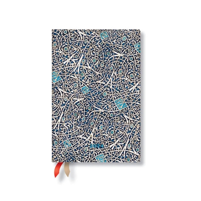 Granada Turquoise (Moorish Mosaic) Mini 12-month Dayplanner 2024