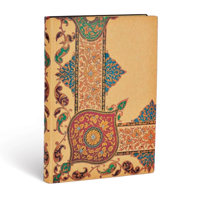 Visions of Paisley Ivory Kraft Midi Lined Softcover Flexi Journal