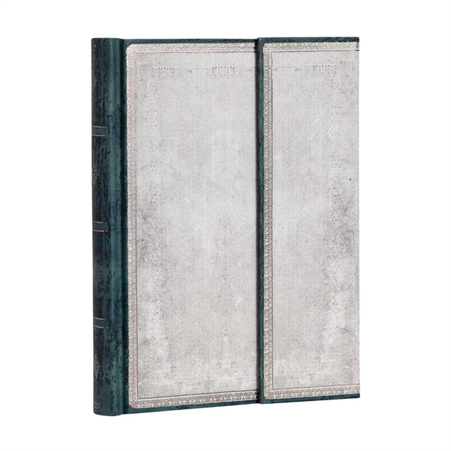 Flint Midi Lined Hardcover Journal (Wrap Closure)