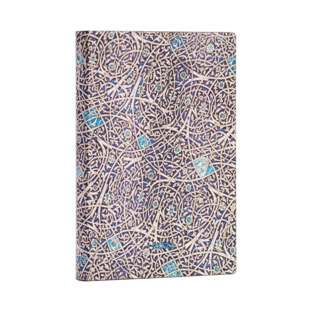 Granada Turquoise (Moorish Mosaic) Mini Dayplanner 2023