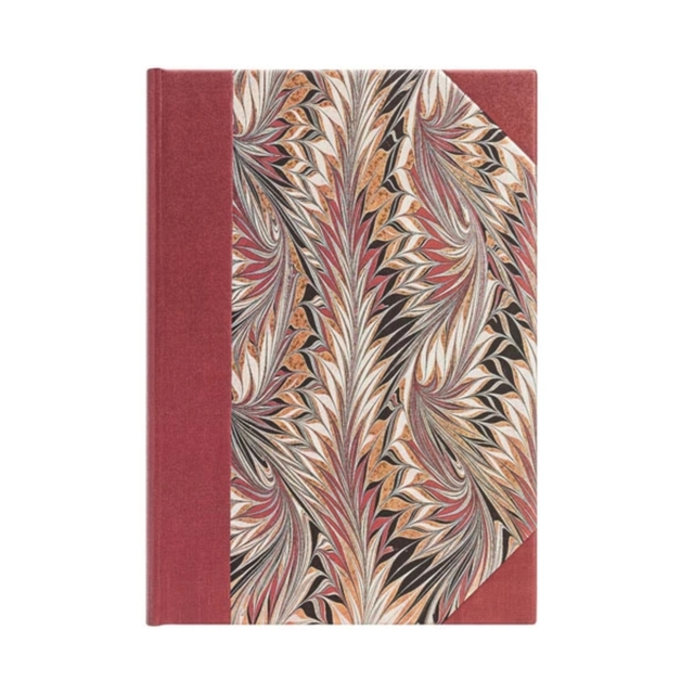 Rubedo (Cockerell Marbled Paper) Midi Lined Hardcover Journal