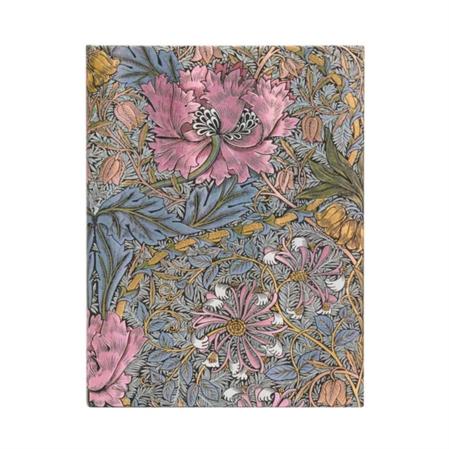 Morris Pink Honeysuckle (William Morris) Ultra Lined Hardcover Journal