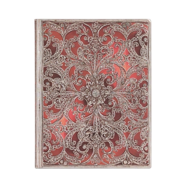 Garnet (Silver Filigree Collection) Ultra Unlined Softcover Flexi Journal