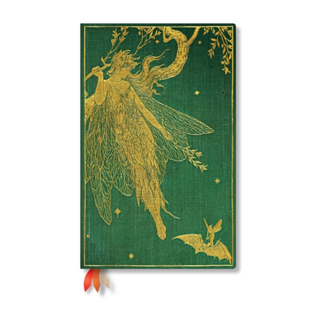 Olive Fairy (Lang's Fairy Books) Maxi Dot-Grid Hardback Journal (Elastic Band Closure)