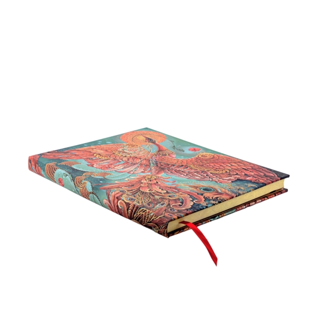 Firebird (Birds of Happiness) Ultra Lined Hardback Journal (Elastic Band Closure)