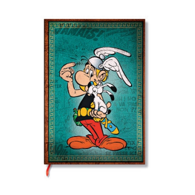 Asterix the Gaul (The Adventures of Asterix) Midi Lined Hardback Journal (Elastic Band Closure)
