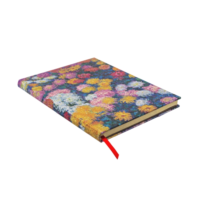 Monet’s Chrysanthemums Ultra Lined Hardback Journal (Elastic Band Closure)