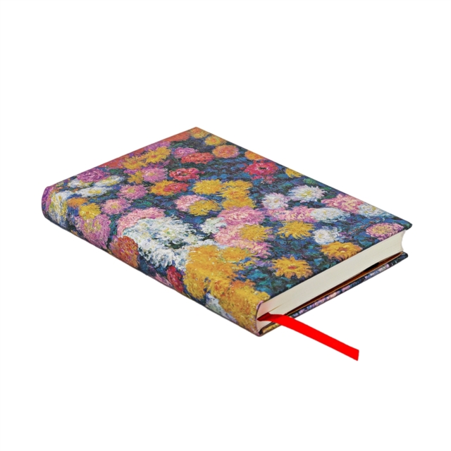 Monet’s Chrysanthemums Mini Lined Hardback Journal (Elastic Band Closure)