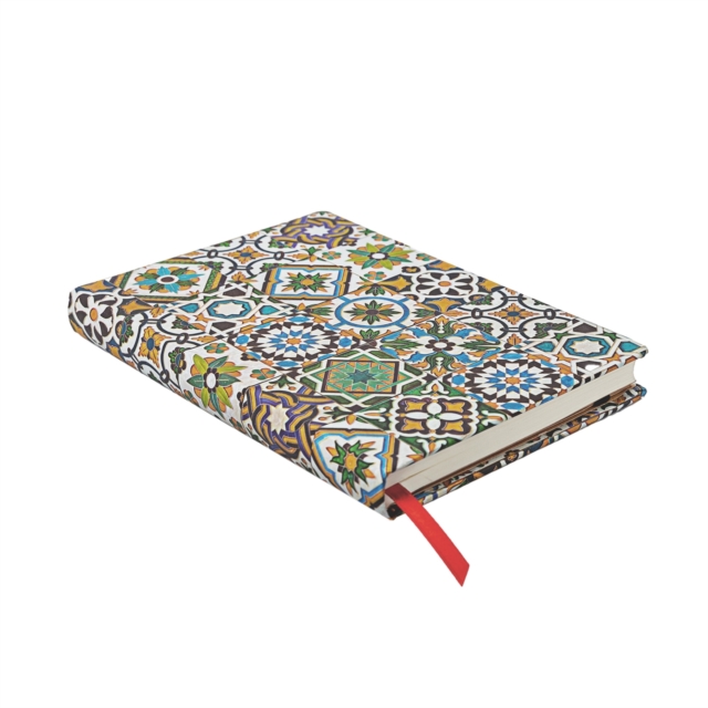 Porto (Portuguese Tiles) Midi Dot-Grid Hardback Journal (Elastic Band Closure)