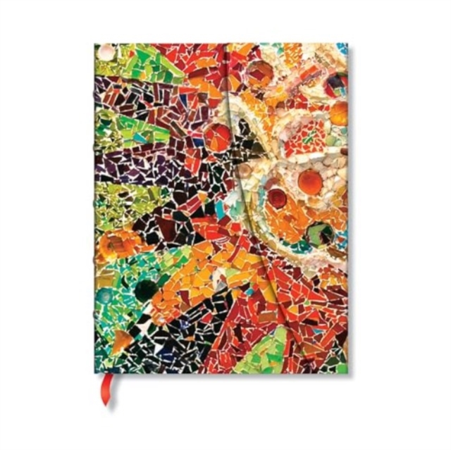 Gaudi’s Sun (Gaudi’s Mosaics) Mini Unlined Hardback Journal (Wrap Closure)