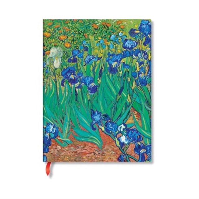 Van Gogh’s Irises Mini Lined Hardback Journal (Elastic Band Closure)