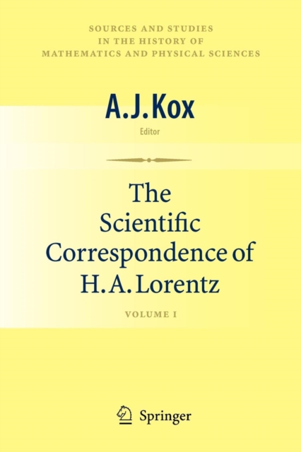 Scientific Correspondence of H.A. Lorentz