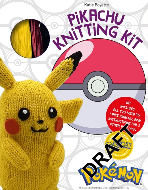 PokeMon Knitting Pikachu Kit