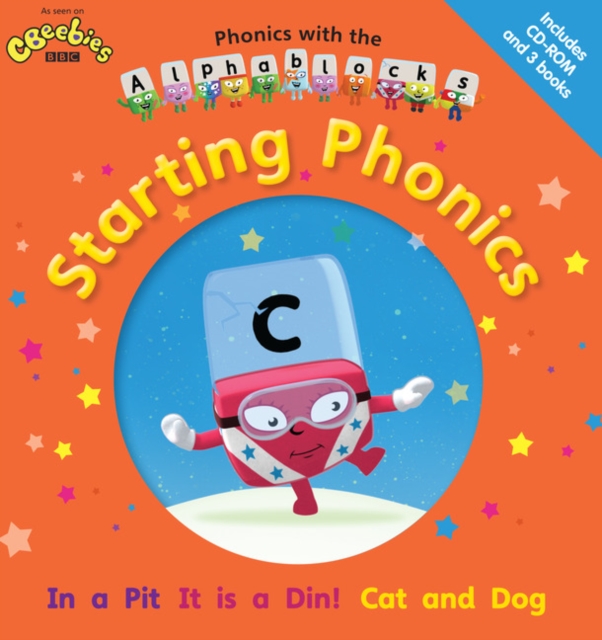 Phonics with the Alphablocks: Starting Phonics for children age 3-5 (Pack of 3 reading books, eBook CD-Rom and Parent Guide