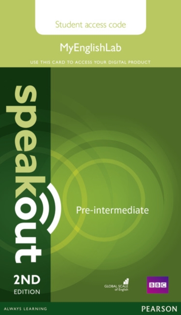 Speakout Pre-Intermediate 2nd Edition MyEnglishLab Student Access Card (Standalone)