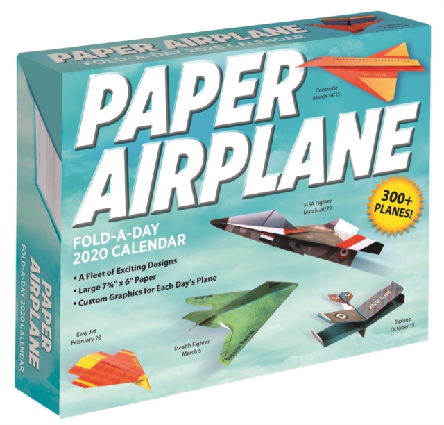 Paper Airplane Fold-a-Day 2020 Activity Calendar