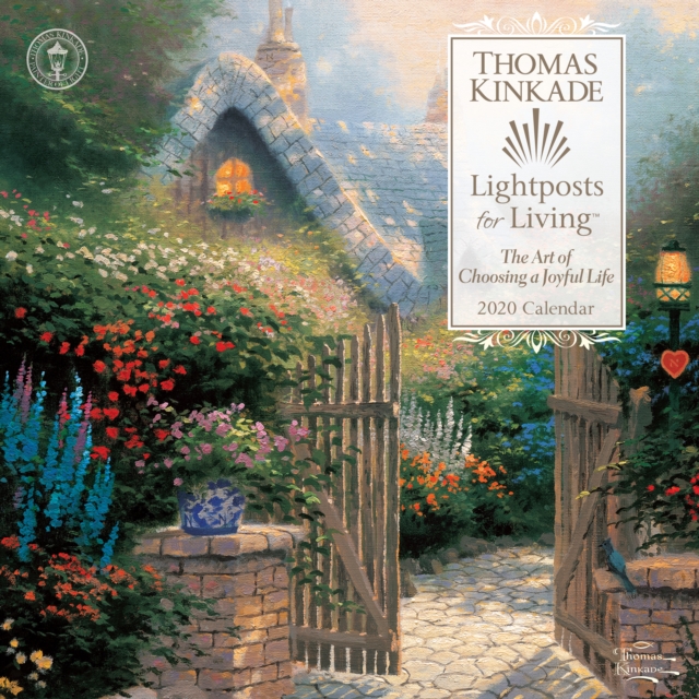 Thomas Kinkade Lightposts for Living 2020 Square Wall Calendar