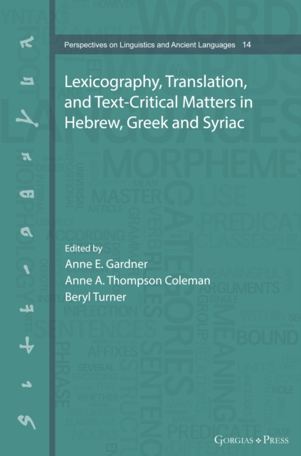 Selected Studies in Ancient Language Lexicography, Linguistics and Translation