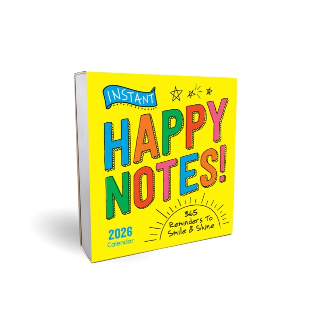 2026 Instant Happy Notes Boxed Calendar