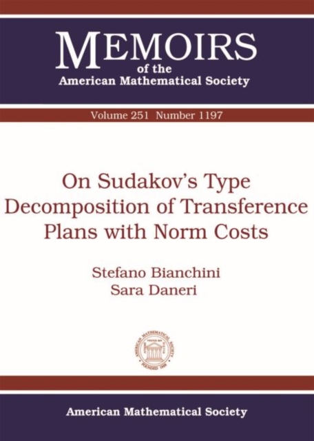 On Sudakov's Type Decomposition of Transference Plans with Norm Costs