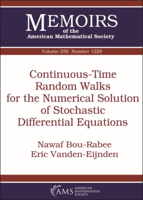 Continuous-Time Random Walks for the Numerical Solution of Stochastic Differential Equations