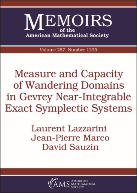 Measure and Capacity of Wandering Domains in Gevrey Near-Integrable Exact Symplectic Systems