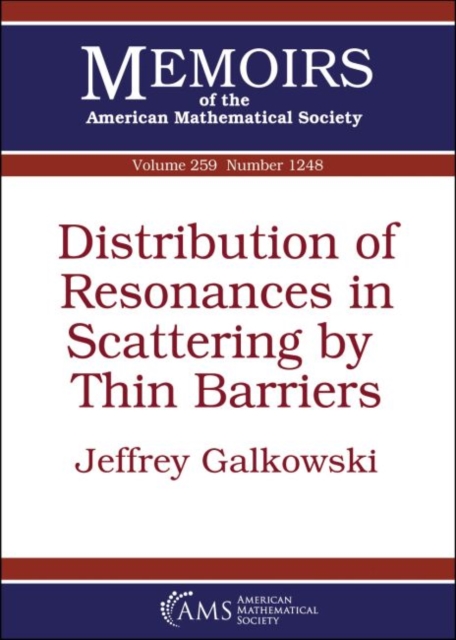 Distribution of Resonances in Scattering by Thin Barriers