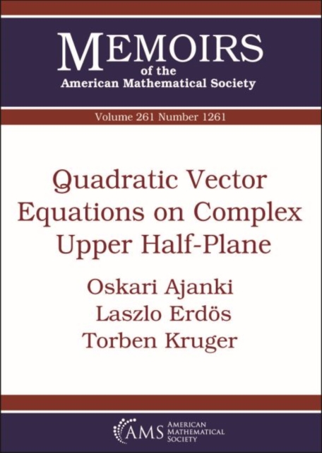 Quadratic Vector Equations on Complex Upper Half-Plane