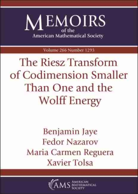 Riesz Transform of Codimension Smaller Than One and the Wolff Energy