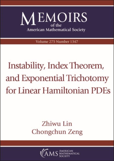 Instability, Index Theorem, and Exponential Trichotomy for Linear Hamiltonian PDEs