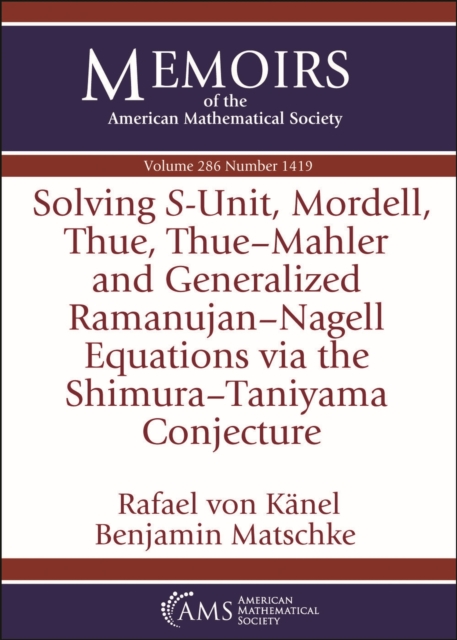 Solving $S$-Unit, Mordell, Thue, Thue-Mahler and Generalized Ramanujan-Nagell Equations via the Shimura-Taniyama Conjecture