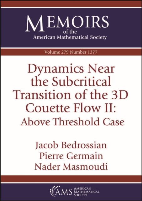 Dynamics Near the Subcritical Transition of the 3D Couette Flow II: Above Threshold Case