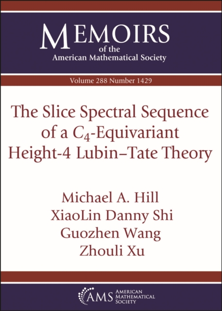 Slice Spectral Sequence of a $C_4$-Equivariant Height-4 Lubin-Tate Theory