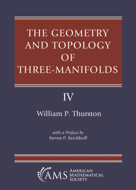 The Geometry and Topology of Three-Manifolds