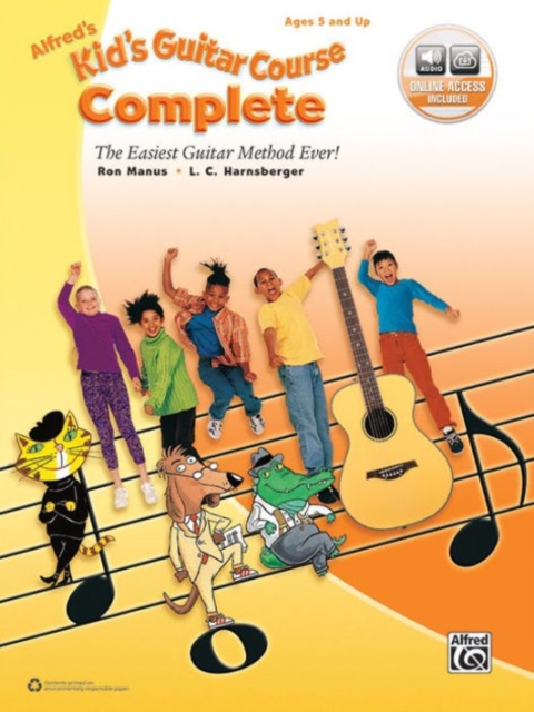 Coperta cărții ALFREDS KIDS GUITAR COURSE COMPLETE BOOK