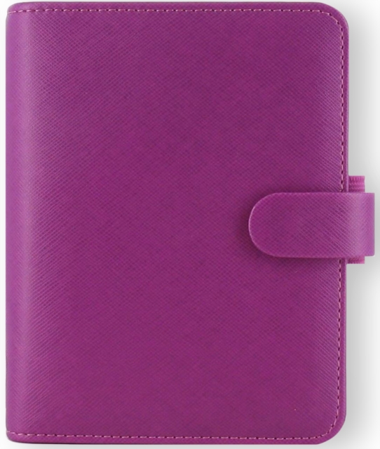 Filofax Pocket Saffiano raspberry organiser