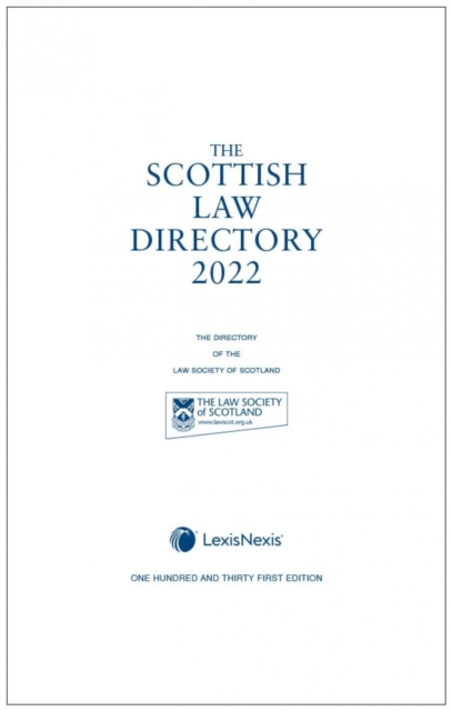 Scottish Law Directory: The White Book 2022