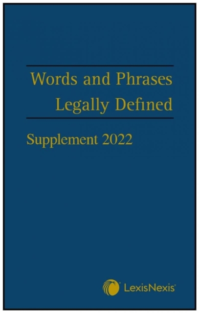 Words and Phrases Legally Defined 2023 Supplement