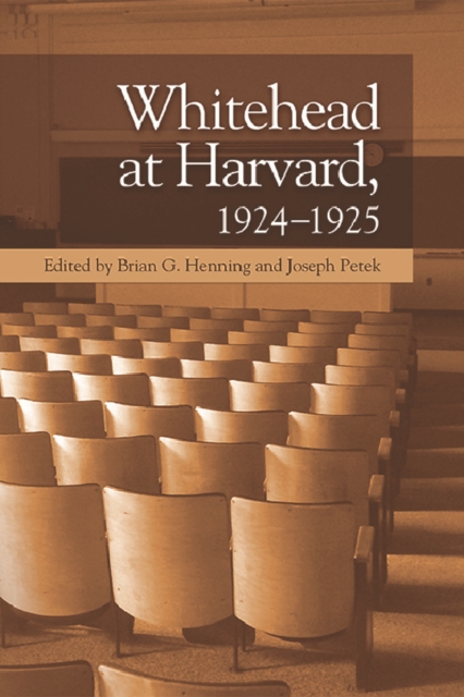 Whitehead at Harvard, 1924-1925