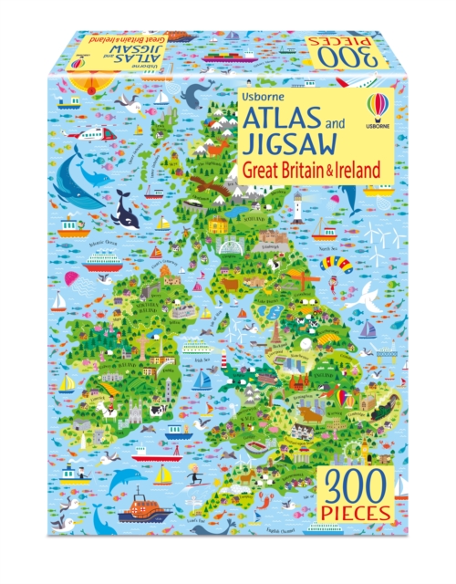 Usborne Atlas & Jigsaw Great Britain & Ireland