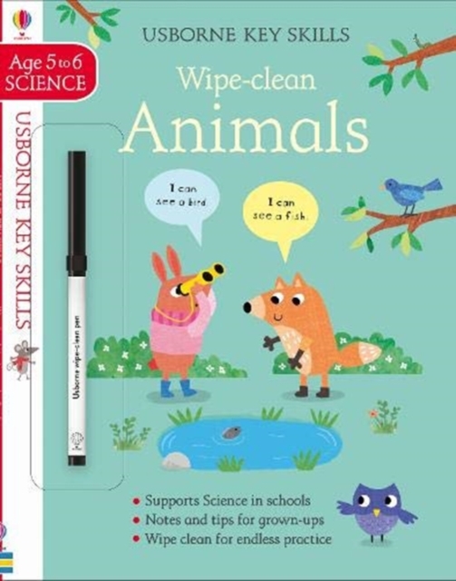 Wipe-Clean Animals 5-6