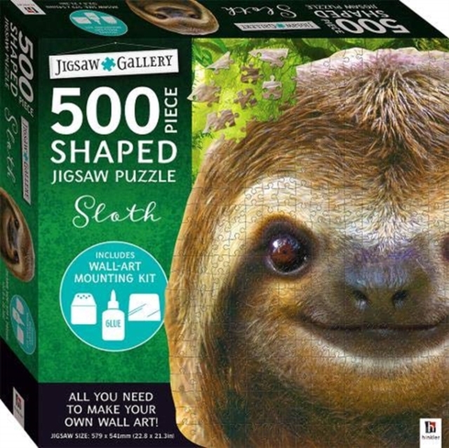 Jigsaw Gallery 500-piece Shaped Jigsaw: Sloth