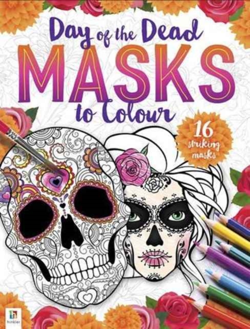 Day of the Dead Masks to Colour