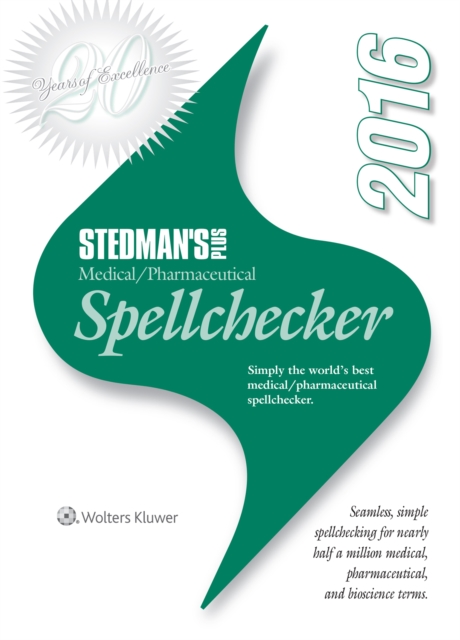 Stedman's Plus 2016 Medical/Pharmaceutical Spellchecker (Standard)