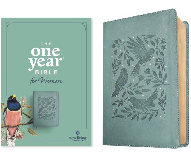 NLT The One Year Bible for Women, Birdsong Teal