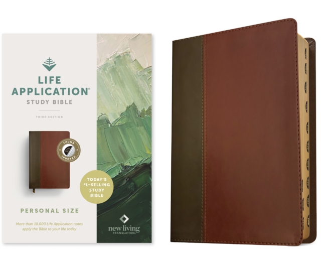 NLT Life Application Study Bible, Third Edition, Mahogany