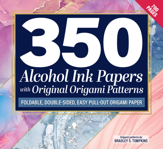 350 Alcohol Ink Papers with Original Origami Patterns